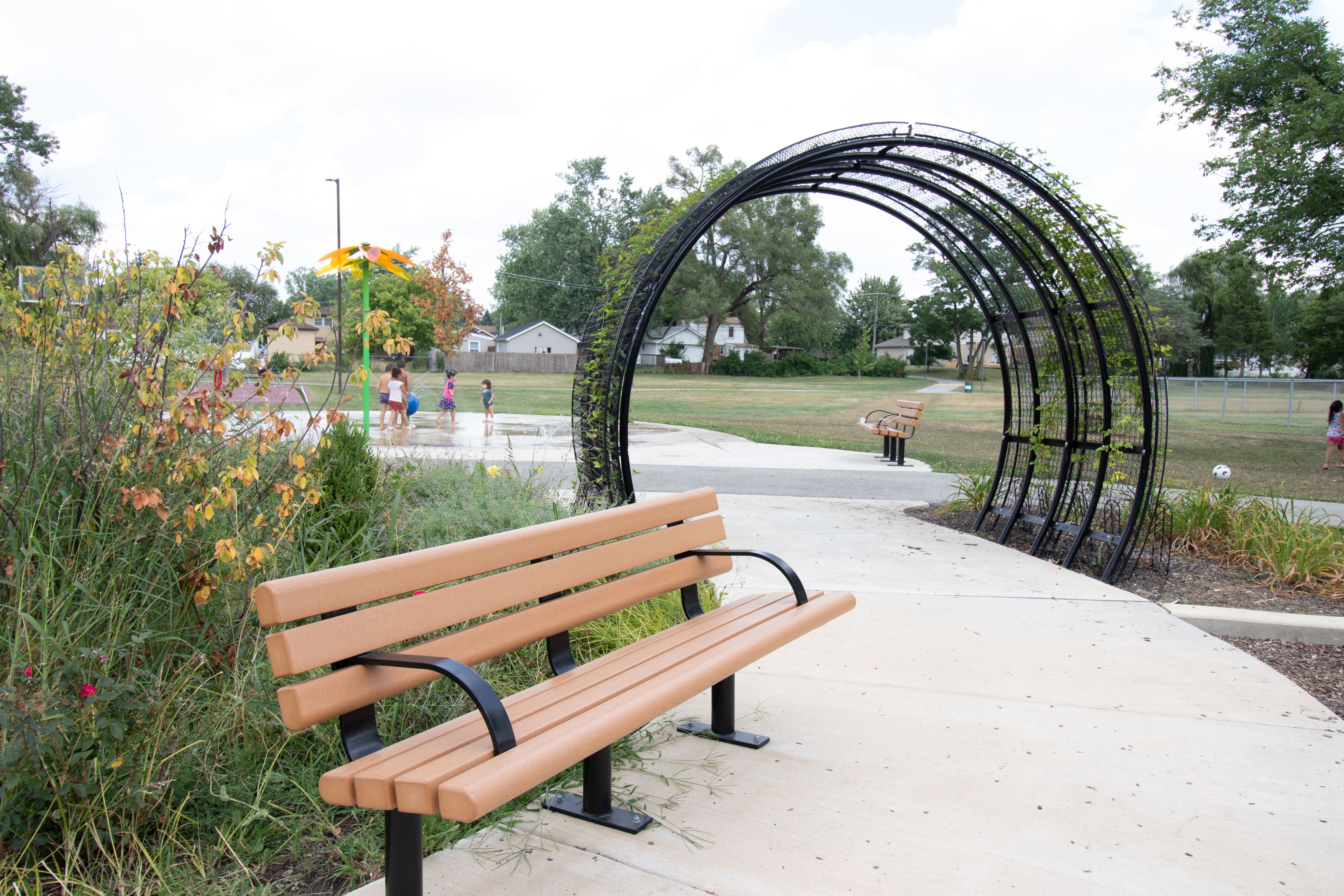 Columbus Manor Park - Walkway - Upland Design