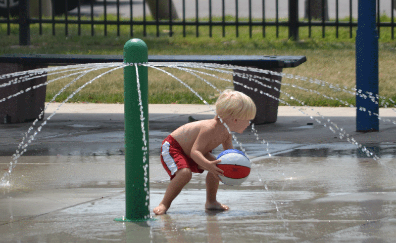 Shabbona Park - Boy On Splasher