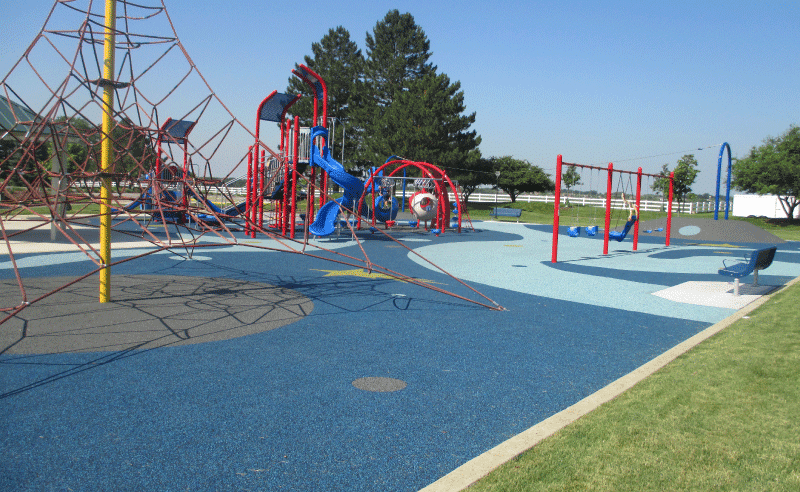 Upland Design - Engstrom Park Playground - Net Climber