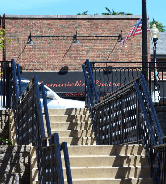Upland Design – Streetscape & Transportation – West Chicago Stairs Upland Design - Leland Elementary